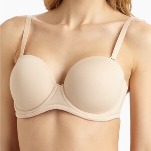 Wacoal Strapless Convertible Bra 38C color Sand NWT